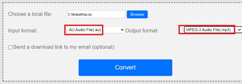 Convertir AU en MP3 en ligne gratuit
