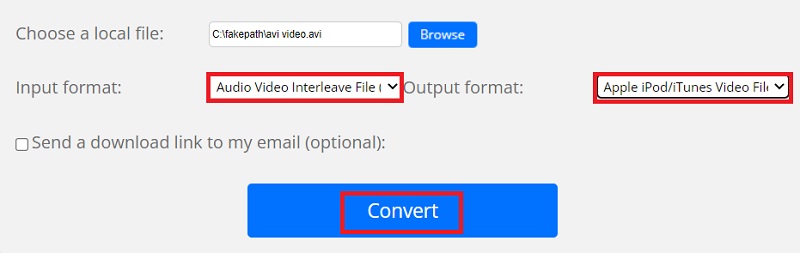 Transformez AVI en M4V gratuitement
