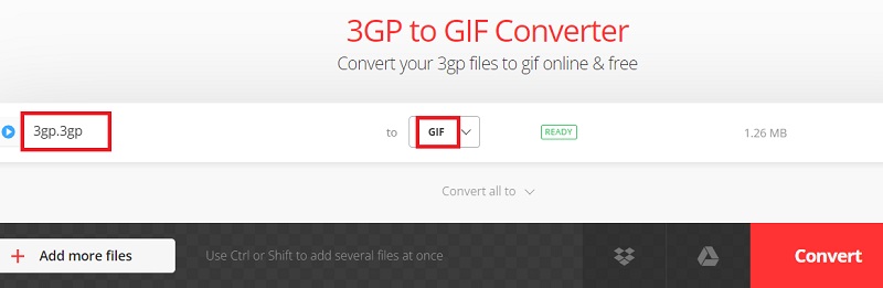 Créez facilement le format 3GP au format GIF
