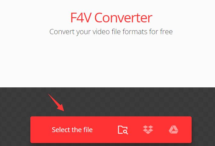 Convertisseur F4V en ligne Convertio