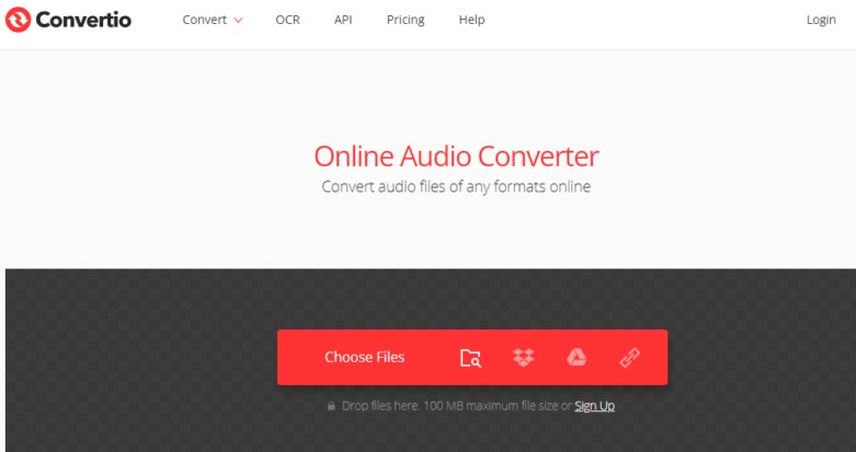Convertisseur en ligne pour convertir M4A en OGG