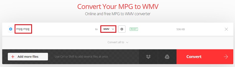 Convertir MPG en WMV gratuitement