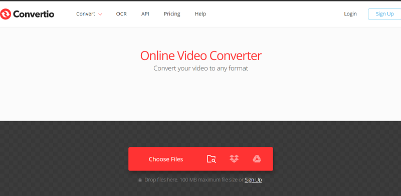 Convertir VOB en ASF en ligne avec Convertio