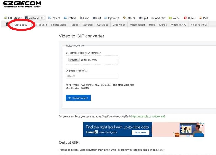 Gratuit pour convertir MPG en GIF
