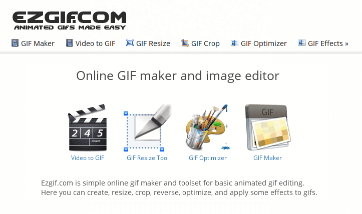 Créer un GIF à partir d'une vidéo en utilisant EZGIF