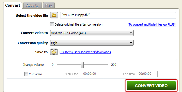 Convertisseur FLV en MP4 gratuit