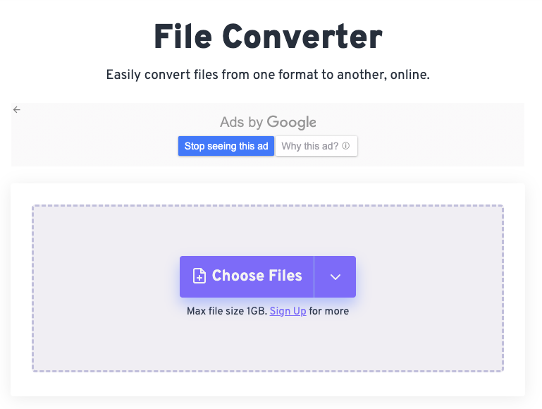 Convertir APE en MP4 avec FreeConvert