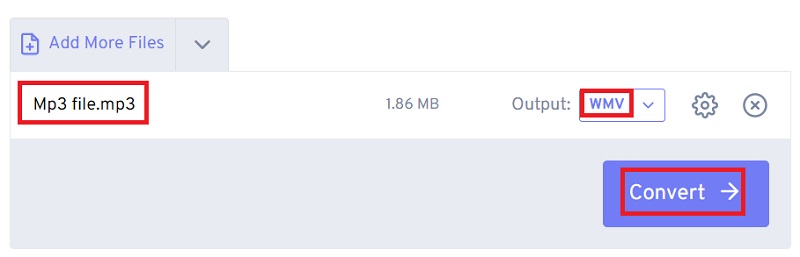 Transformez MP3 en WMV gratuitement