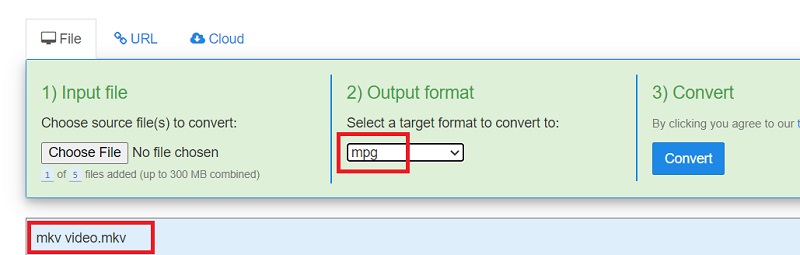 Transformez MKV en MPG gratuitement