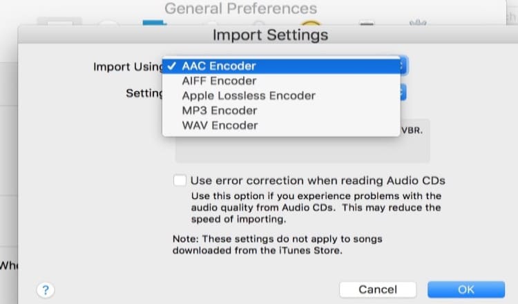 Convertir CDA en MP3 sur Mac à l'aide d'iTunes