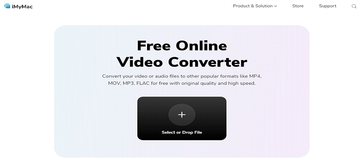 iMyMac Convertisseur MP3 en MOV en ligne