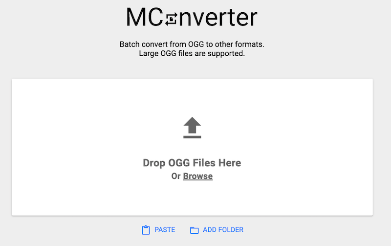 Convertir OGG en MOV en utilisant Mconverter