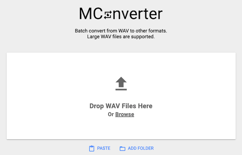 MConverter : Convertisseur WAV en MOV en ligne gratuit