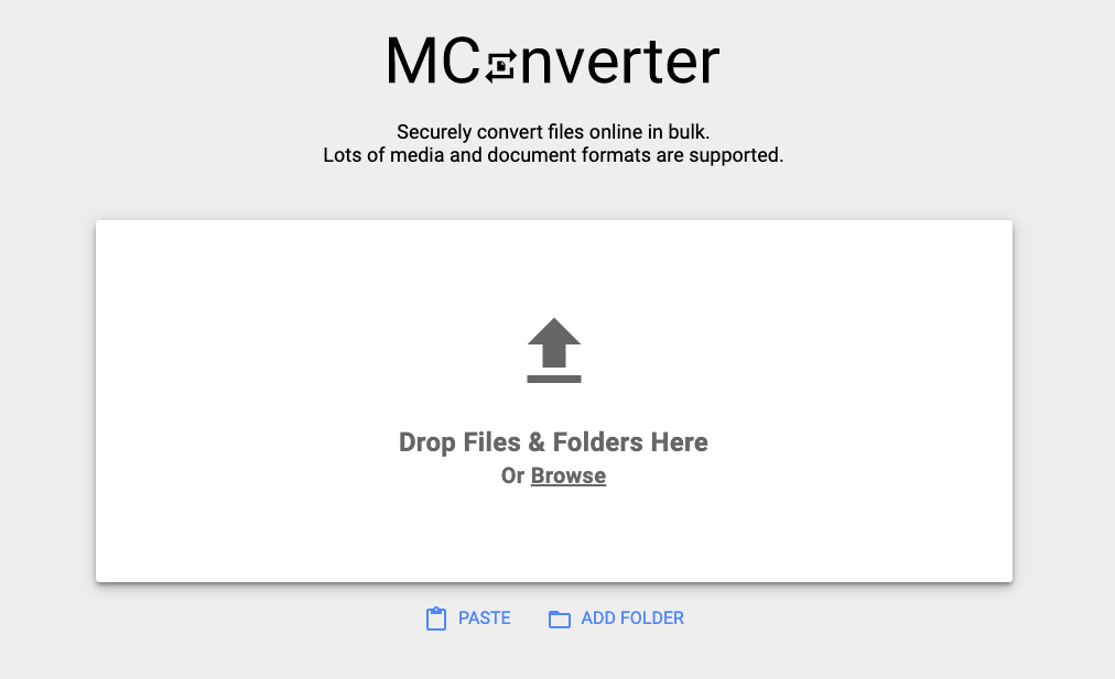 Convertir WAV en MPEG avec Mconverter.eu