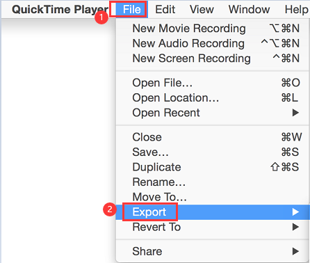 Comment convertir MOV en MP4 sur Mac à l'aide de QuickTime 7 Pro