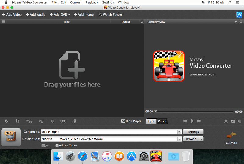 Convertisseur vidéo MXF gratuit de Movavi