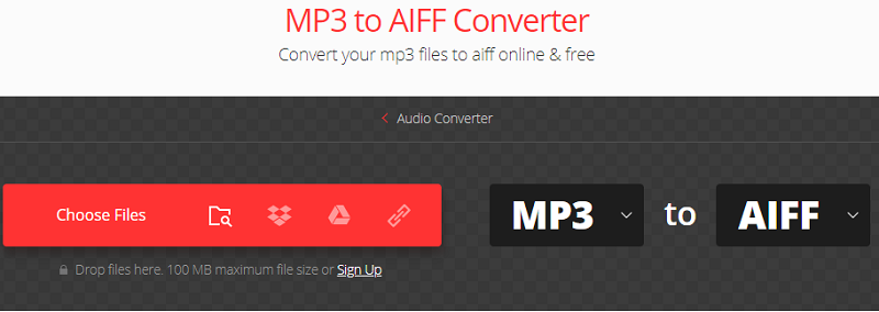 Conversion MP3 vers AIFF