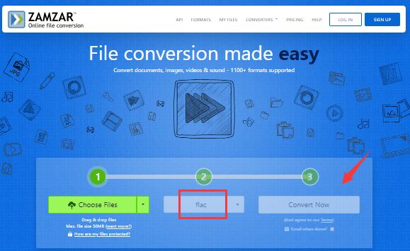 Convertir MP4 en FLAC en ligne