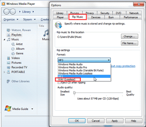 Convertir AVI en WMV avec Windows Media Player