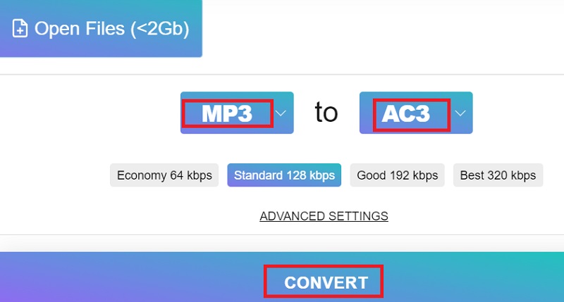Transformez MP3 en AC3 gratuitement