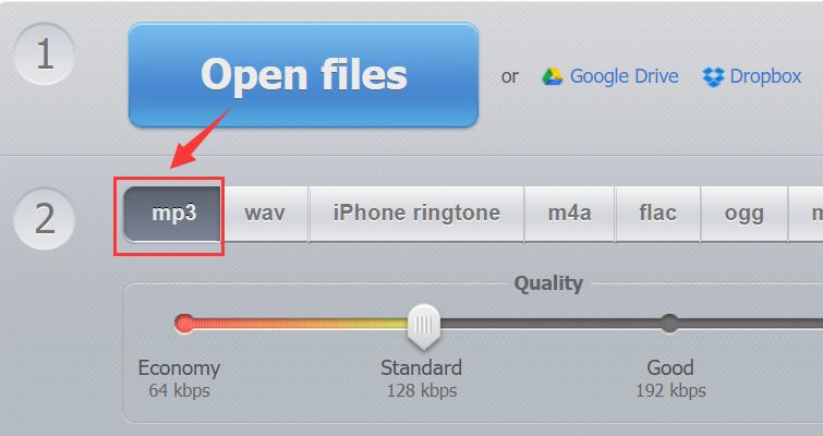Convertisseur audio OGG en MP3 en ligne