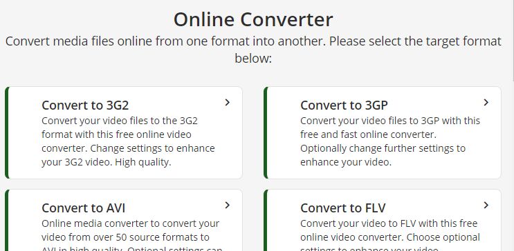 Convertir MP4 en DivX en ligne