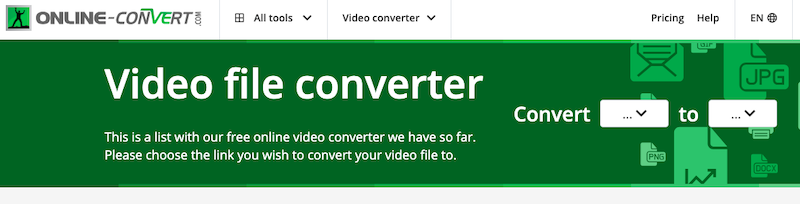 Convertisseur vidéo gratuit : Online-Convert.com