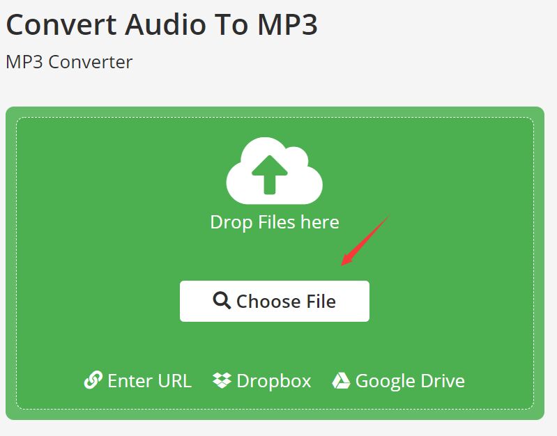 Convertir MP4 en MP3 sur Windows 10 en ligne