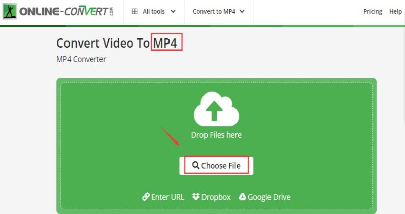 Convertisseur en ligne pour convertir OGG en MP4