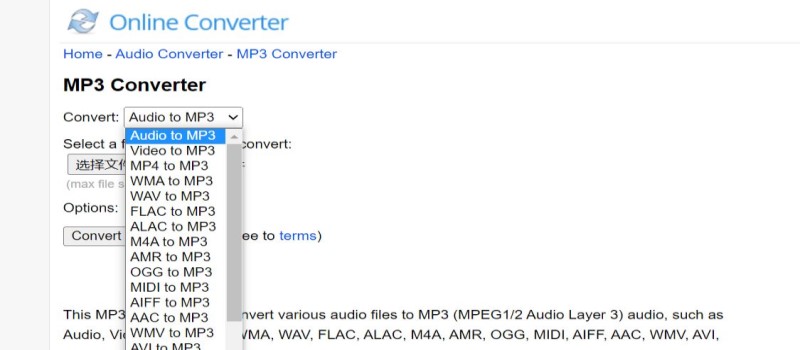 Convertisseur audio MP3 gratuit et en ligne