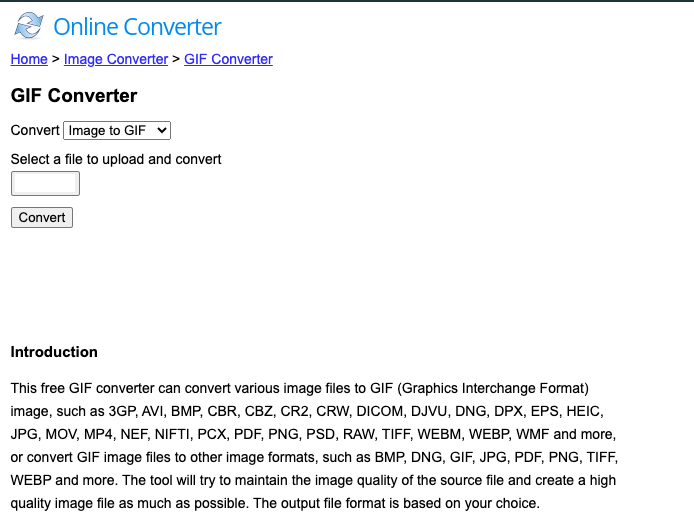 Comment convertir une vidéo en GIF avec Onlineconverter.com