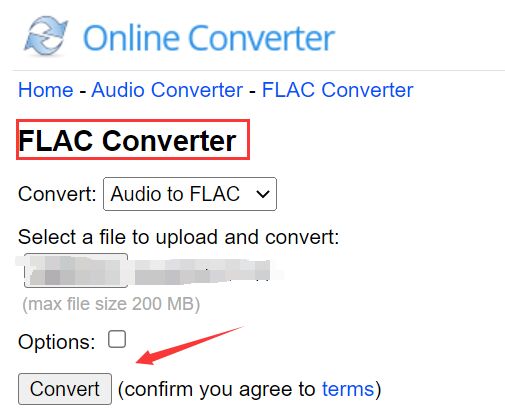 Convertir OGG en FLAC en ligne