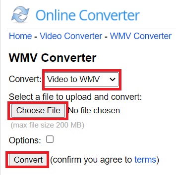 Convertir WLMP en WMV en ligne