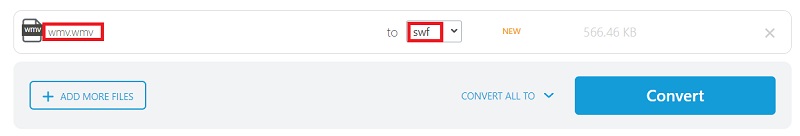 Convertir WMV en SWF en ligne