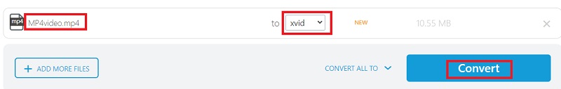 Convertir MP4 en Xvid gratuitement