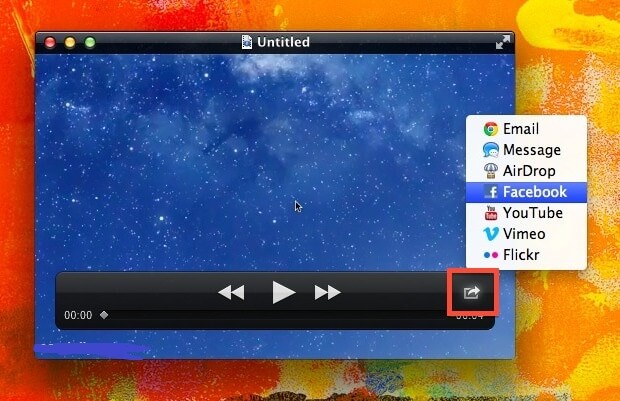 Écran d'enregistrement avec QuickTime Player