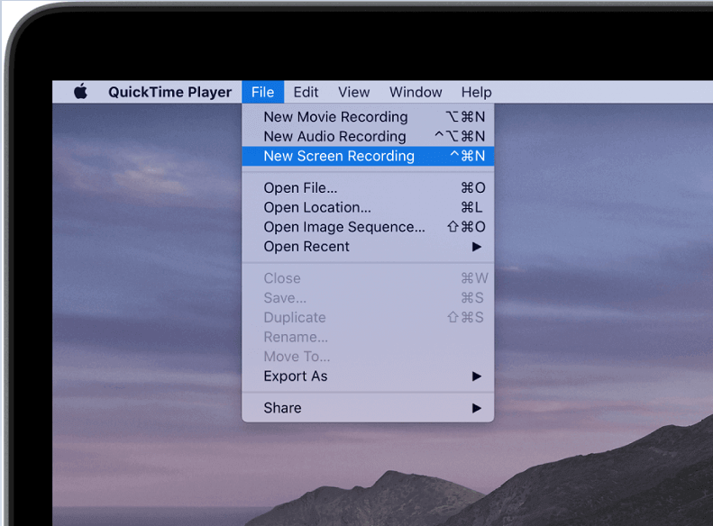 Enregistrer une vidéo sur un Mac à l'aide de QuickTime Player