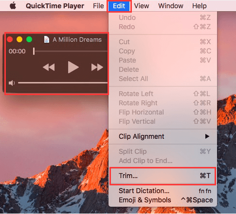 Couper la vidéo sur QuickTime