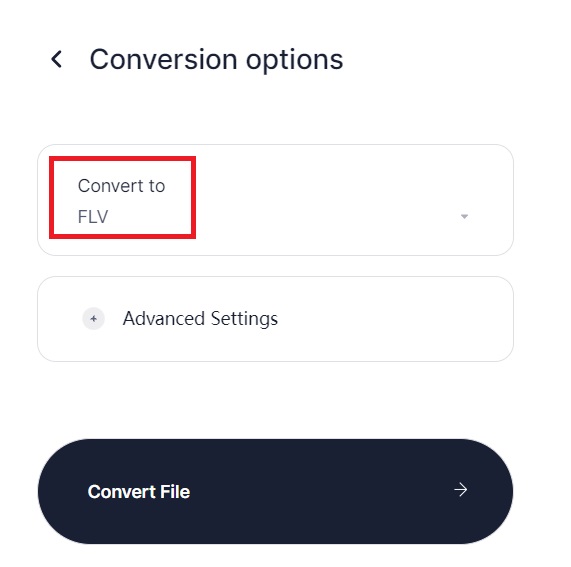 Utilisez Veed pour convertir MKV en FLV
