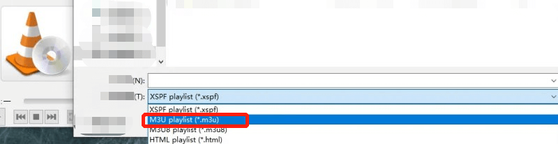Créer une liste de lecture M3U à l'aide de VLC