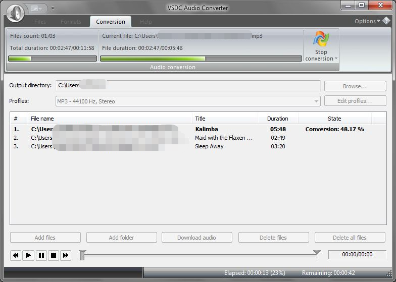 Convertir OGG en AIFF sur iPhone/Android avec VSDC Audio Converter