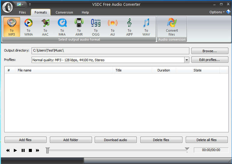 Convertisseur WAV Convertisseur audio gratuit VSDC