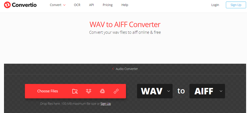 Convertisseur WAV en AIFF gratuit en ligne