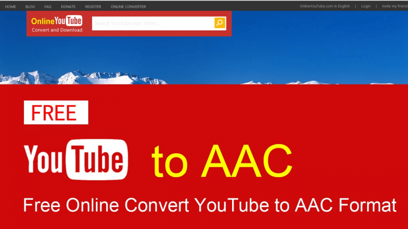 Convertir YouTube en AAC par YouTubeAAC