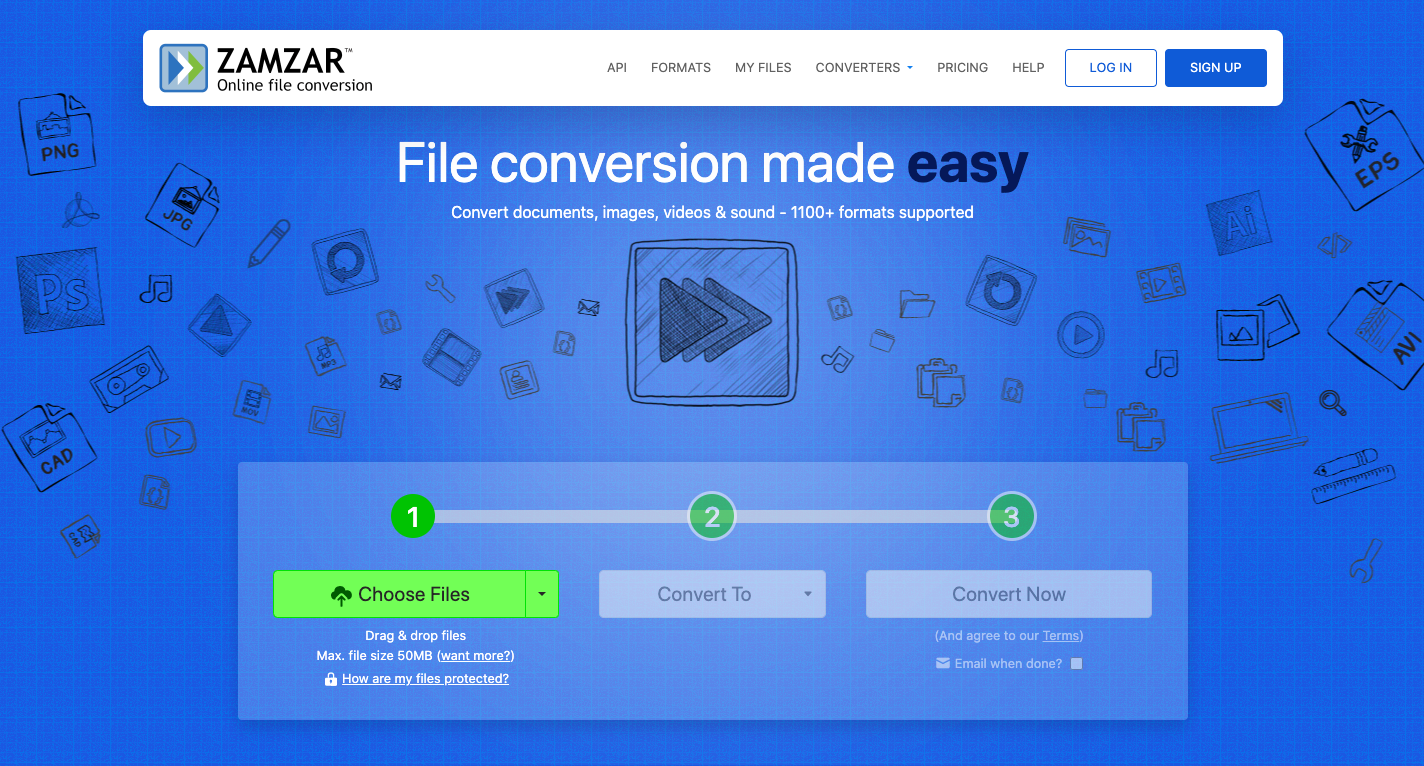 Convertisseur Zamzar 3GP
