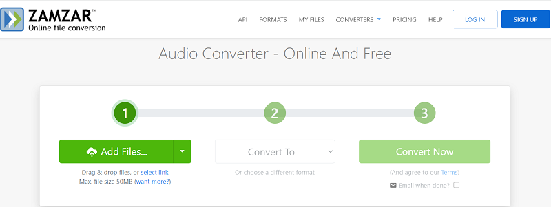 Convertisseur audio MP3 en ligne