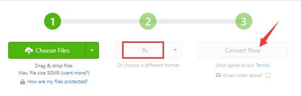 Convertir MP4 en FLV en ligne