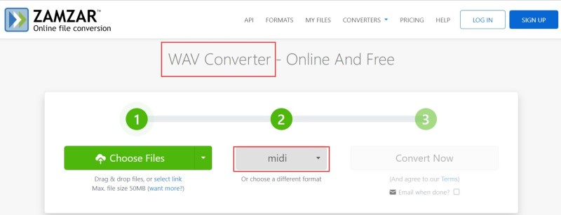Convertisseur WAV en MIDI en ligne et gratuit