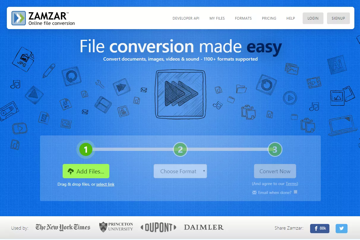 Convertir AVI en MP4 sur Windows 10 en ligne